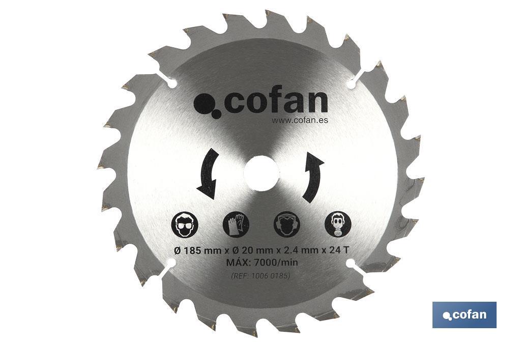 Hoja de sierra circular, Disco de corte para madera, Ideal para sierras  circulares de mesa, 28 dientes, Medidas: 315 x 3,2 x 30 mm