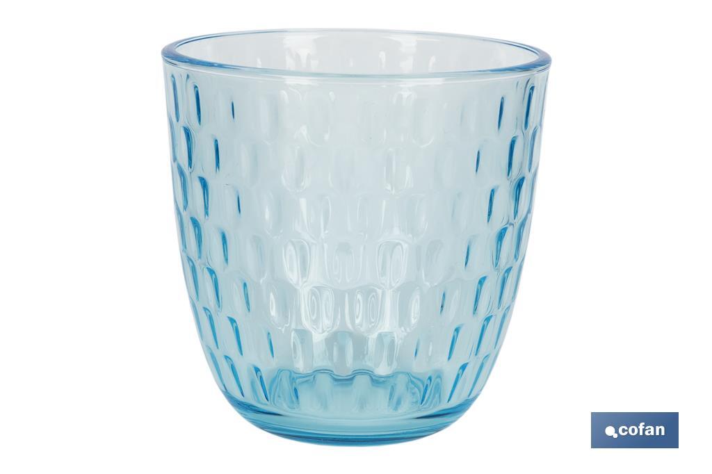 Juego De 6 Vasos De Vidrio Luna 390 Ml