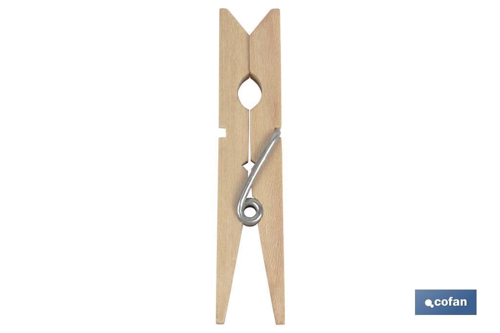 Pinza de madera Natural de 50 piezas, pinzas para ropa/medias de sellado,  Clip para bolsa