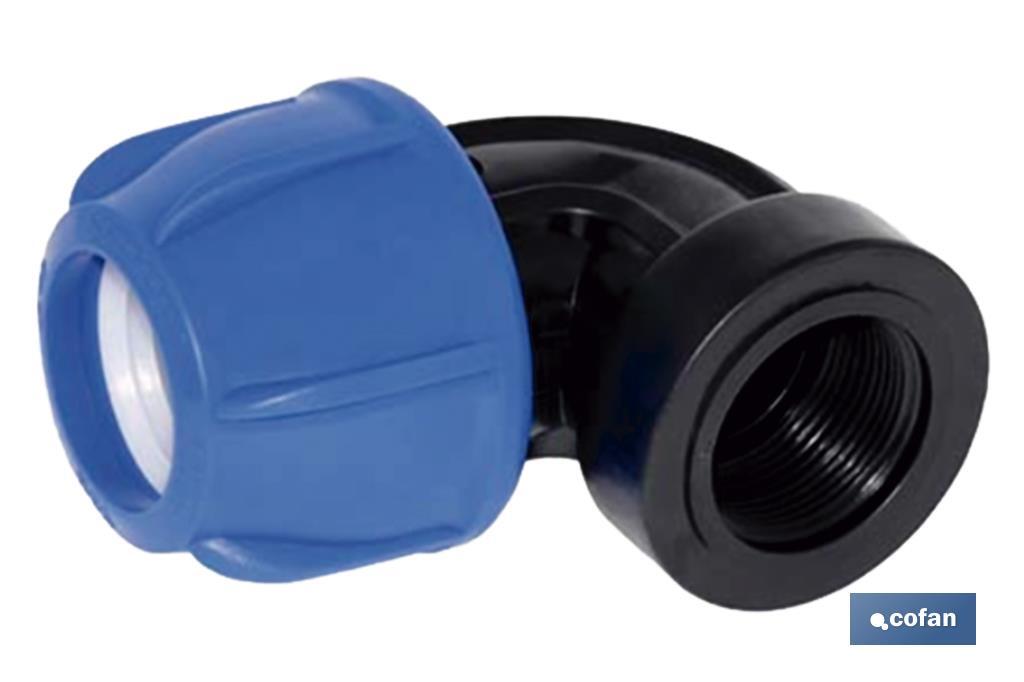 Manguera de compresor Ø8 x 12mm (Rosca macho BSP 1/4) longitud 15 Metros, Manguera azul para aire comprimido en PVC