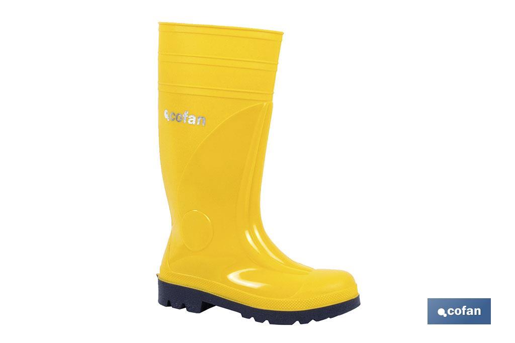 BOTA AGUA S5 AMARILLA T-38 (PACK: 1 UDS)