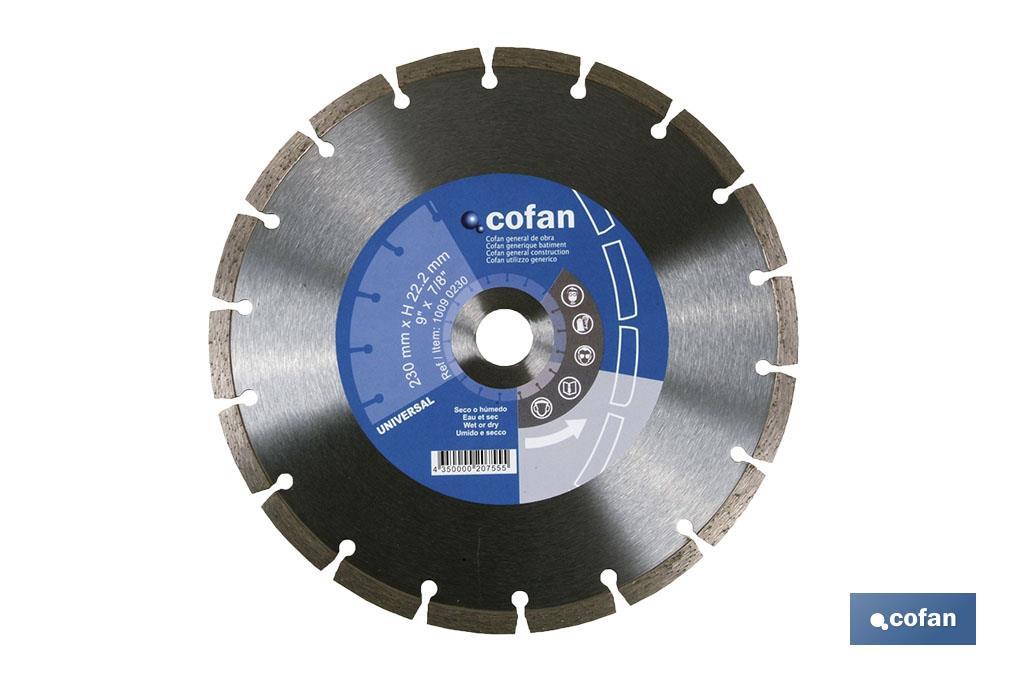 DISCO DIAM. UNIVERSAL BASICO 125 MM. (PACK: 1 UDS) DISCO DIAM. UNIVERSAL BASICO 125 MM. (PACK: 1 UDS)
