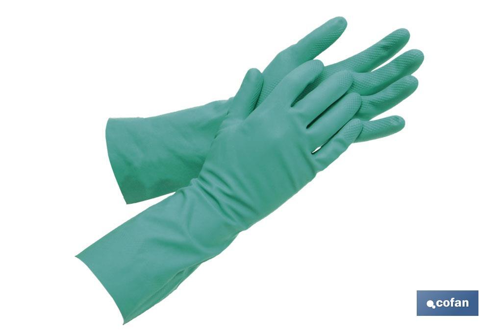 GUANTE VERDE NITRILO T 6,5 VENTA UNTARIA (PACK: 1 UDS)