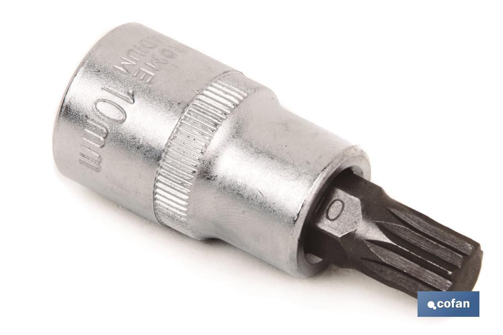 LLAVE DE VASO 3/8 CON PUNTA T-9 (PACK: 1 UDS) LLAVE DE VASO 3/8 CON PUNTA T-9 (PACK: 1 UDS)