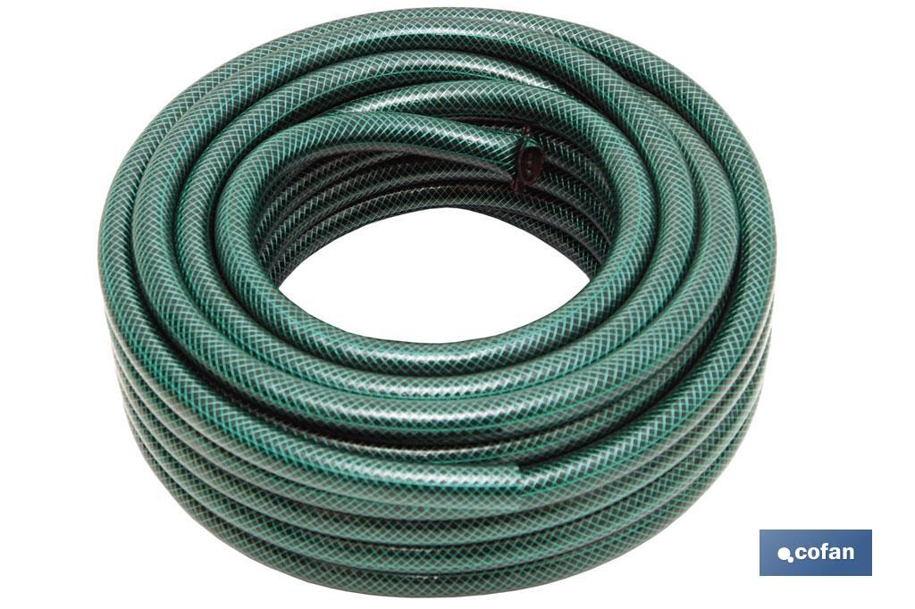 MANGUERA PVC 3 CAPAS C/ACCES. 5/8 15 m (PACK: 1 UDS) MANGUERA PVC 3 CAPAS C/ACCES. 5/8 15 m (PACK: 1 UDS)