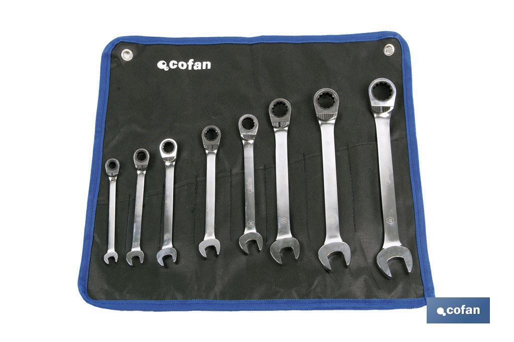 SET 8 LLAVES DE CARRACA MIXTA (PACK: 1 UDS) SET 8 LLAVES DE CARRACA MIXTA (PACK: 1 UDS)