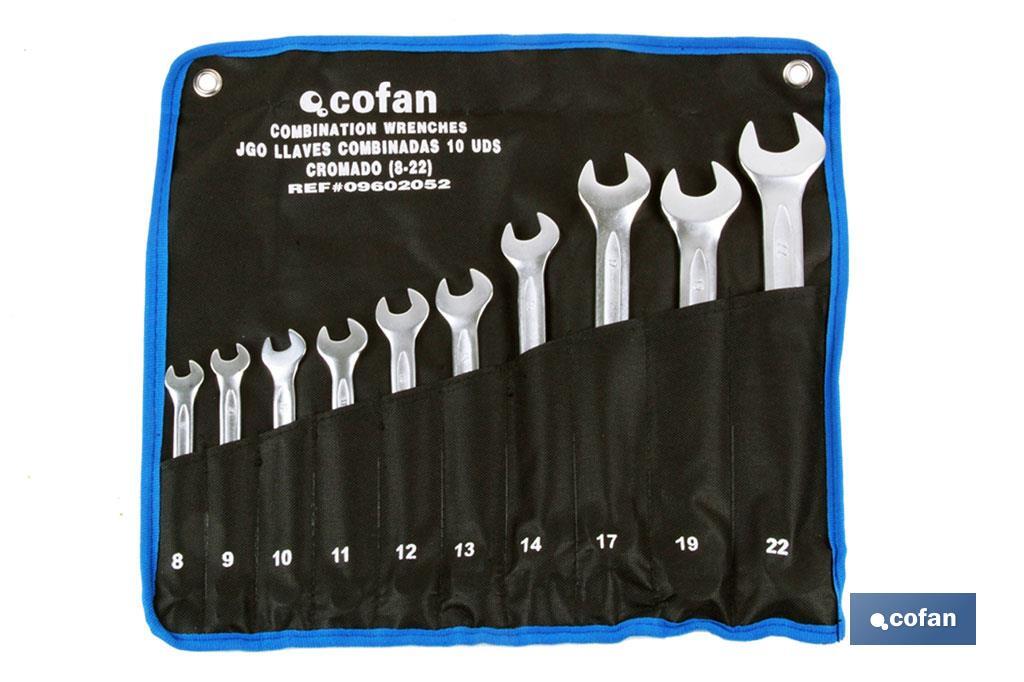 SET 17 PCS LLAVES COMBINADAS DE 6 A 22 (PACK: 1 UDS) SET 17 PCS LLAVES COMBINADAS DE 6 A 22 (PACK: 1 UDS)