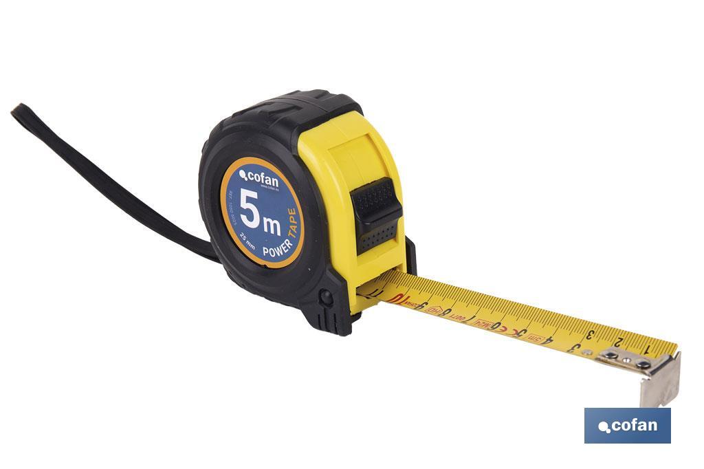 FLEXÓMETRO PROTEC. GOMA 25 MM X 5 M (PACK: 1 UDS) FLEXÓMETRO PROTEC. GOMA 25 MM X 5 M (PACK: 1 UDS)