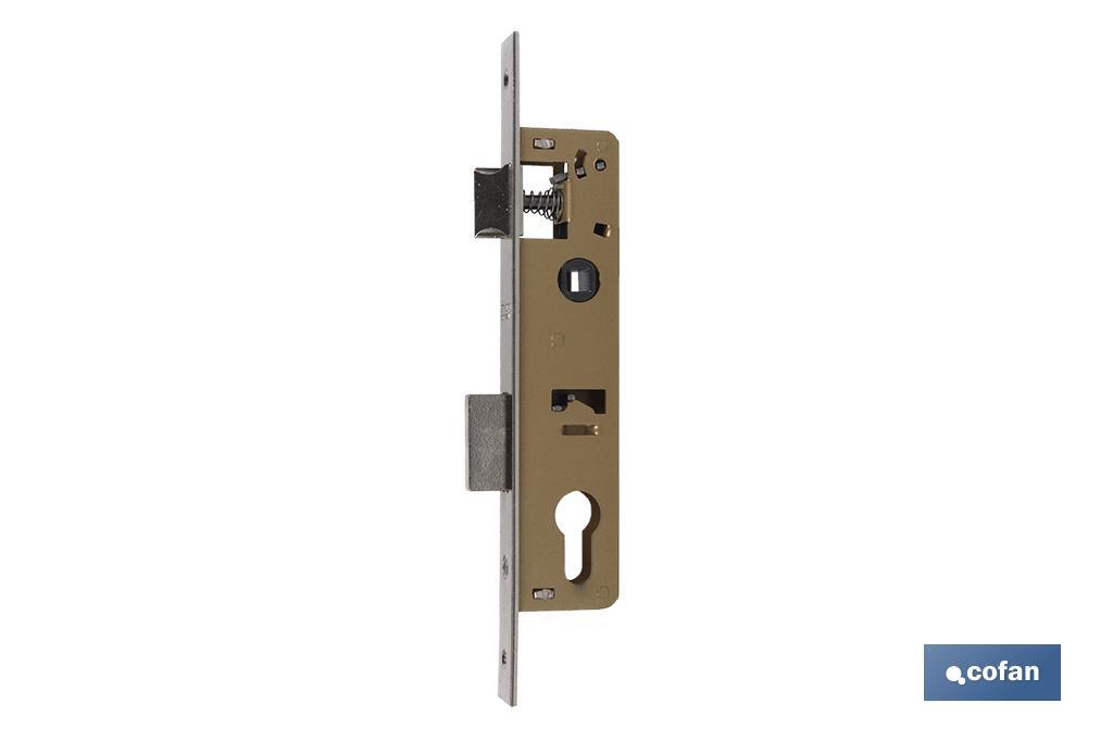 CERRADURA DE EMBUTIR + CERRADERO D85 E28 (LEVA CORTA) NÍQUEL (PUERTAS DE METAL) (PACK: 1 UDS) CERRADURA DE EMBUTIR + CERRADERO D85 E28 (LEVA CORTA) NÍQUEL (PUERTAS DE METAL) (PACK: 1 UDS)