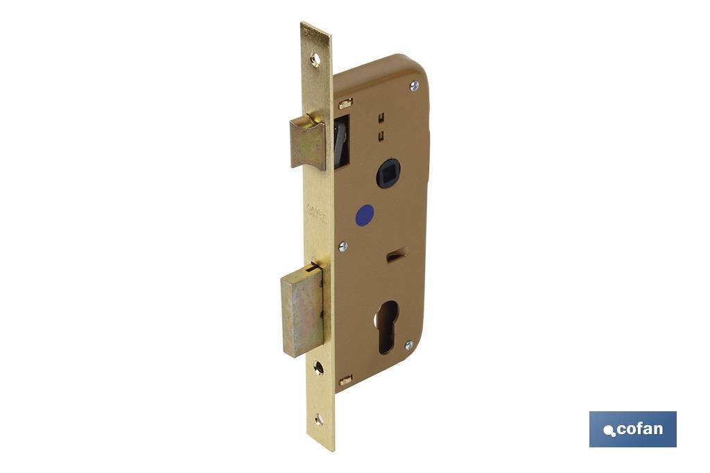 Cerradura Embutir+cerradero D85 E45- Latón (P/Madera) (PACK: 1 UDS) Cerradura Embutir+cerradero D85 E45- Latón (P/Madera) (PACK: 1 UDS)
