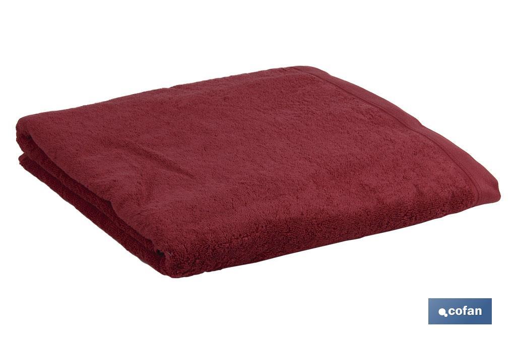 TOALLA DUCHA BURDEOS 580GR/M2 MODELO PARIS 70X140cm (PACK: 1 UDS) TOALLA DUCHA BURDEOS 580GR/M2 MODELO PARIS 70X140cm (PACK: 1 UDS)