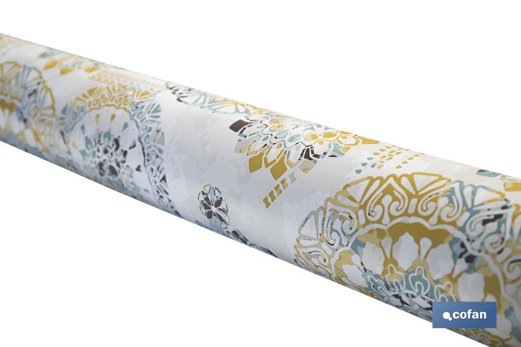 ROLLO DE MANTEL ANTIMANCHAS MOSAICO CALIDO 1,40 X 20 M (PACK: 1 UDS) ROLLO DE MANTEL ANTIMANCHAS MOSAICO CALIDO 1,40 X 20 M (PACK: 1 UDS)