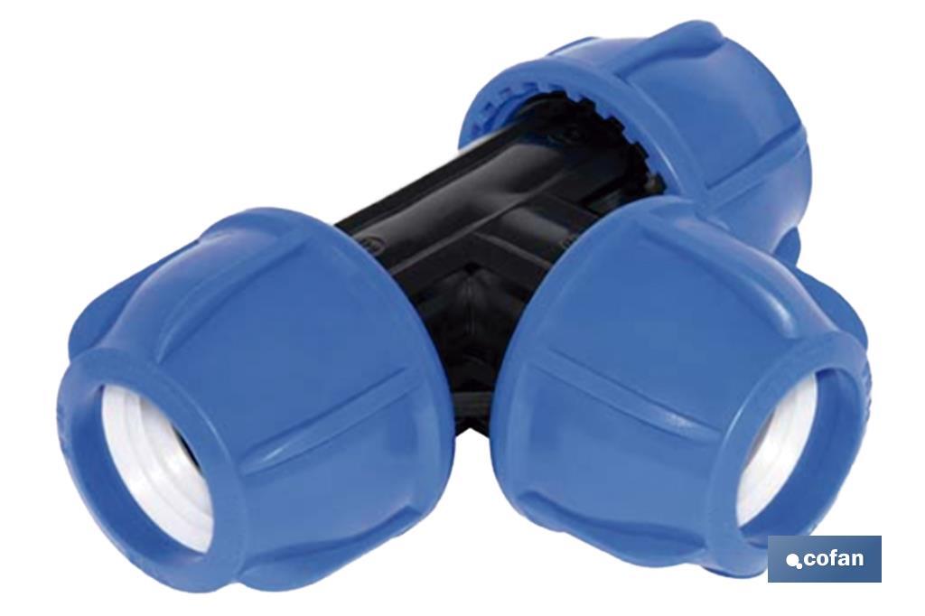 TE 90° PP PN16 32 X 32 X 32 VENTA UNITARIA (PACK: 1 UDS) TE 90° PP PN16 32 X 32 X 32 VENTA UNITARIA (PACK: 1 UDS)