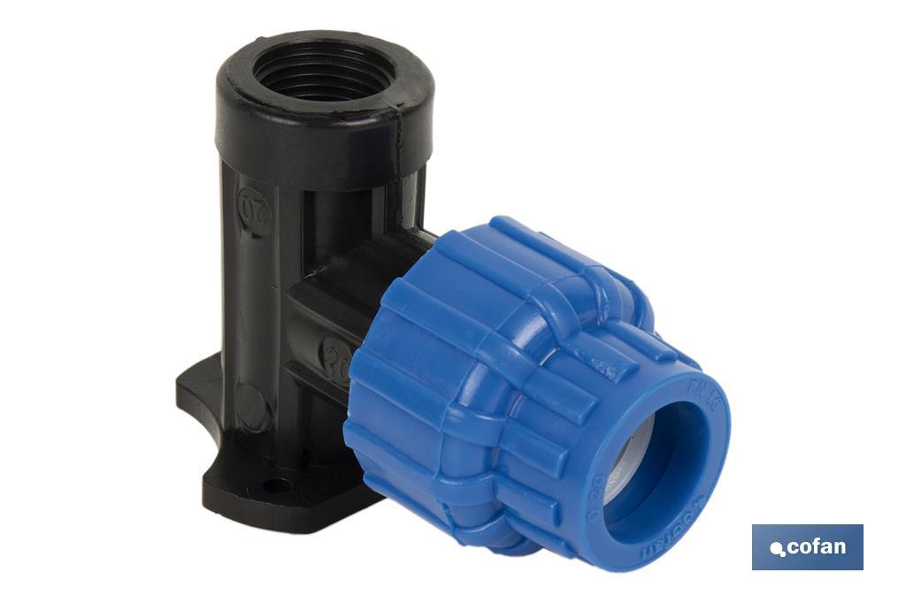 CODO 90° GRIFO ROSCA HEMBRA PP PN16 25 X 1/2 (PACK: 10 UDS) CODO 90° GRIFO ROSCA HEMBRA PP PN16 25 X 1/2 (PACK: 10 UDS)