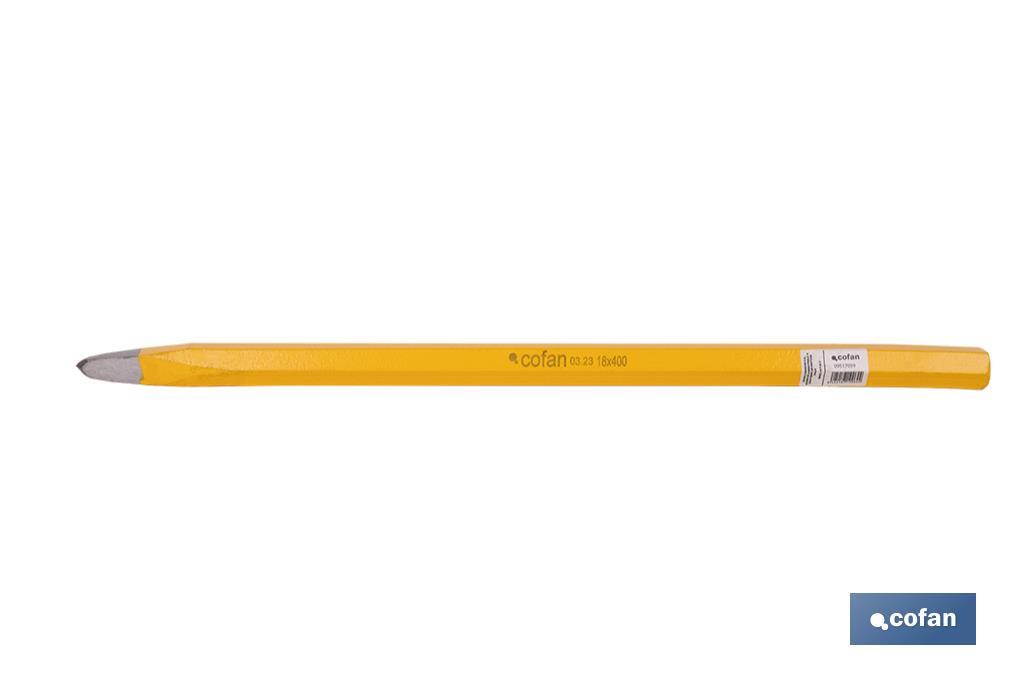 PUNTERO HEXAGONAL 18X350 (PACK: 1 UDS) PUNTERO HEXAGONAL 18X350 (PACK: 1 UDS)