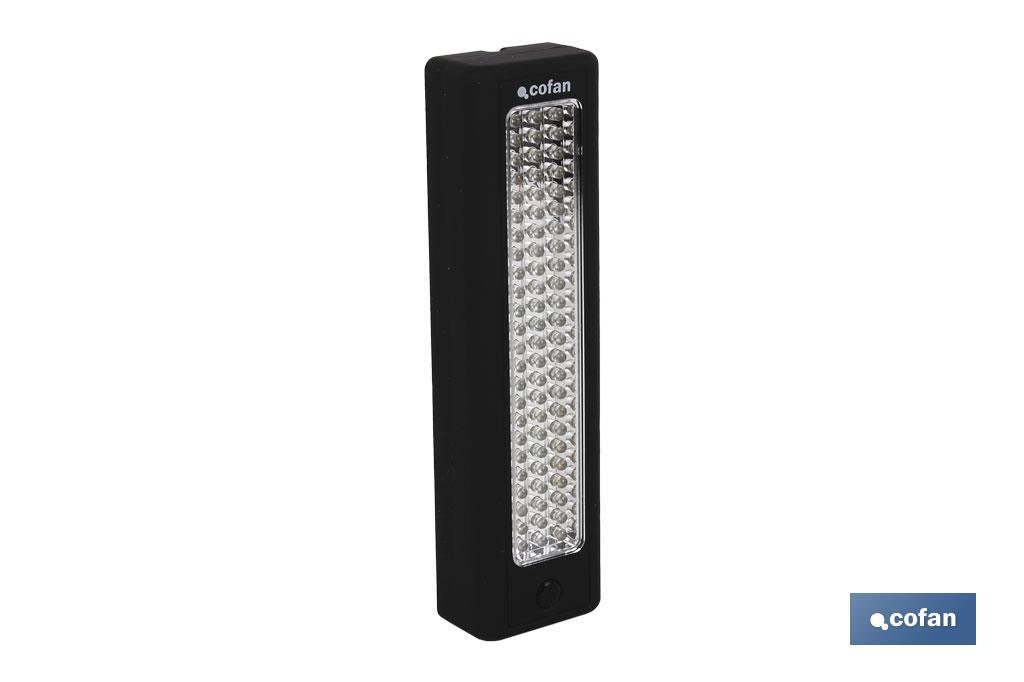 LÁMPARA 72 LED RECTÁNGULAR IMÁN/GANCHO (PACK: 1 UDS) LÁMPARA 72 LED RECTÁNGULAR IMÁN/GANCHO (PACK: 1 UDS)