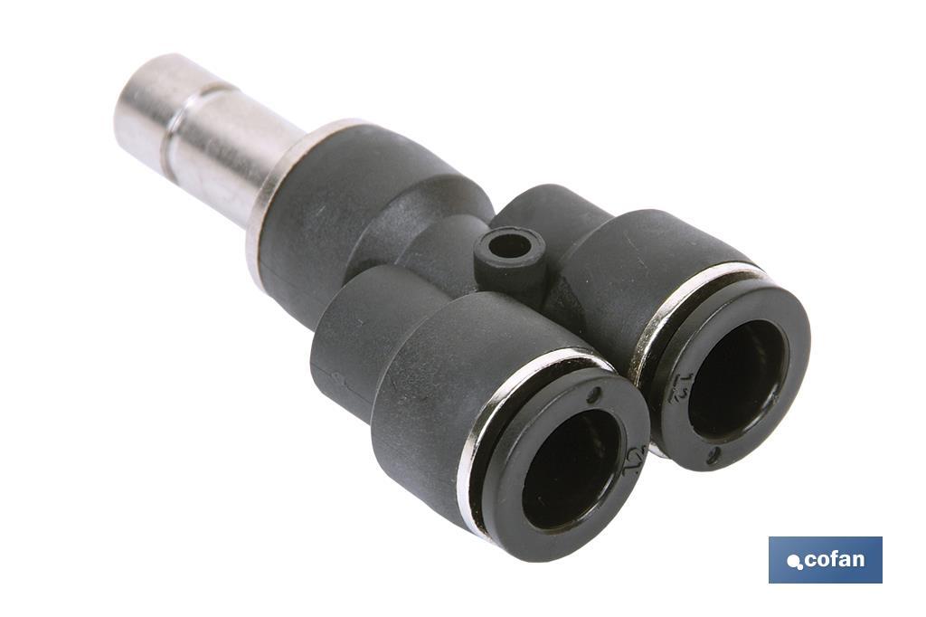 UNION EN Y CON ESPIGA LISA T-10 (PACK: 1 UDS)