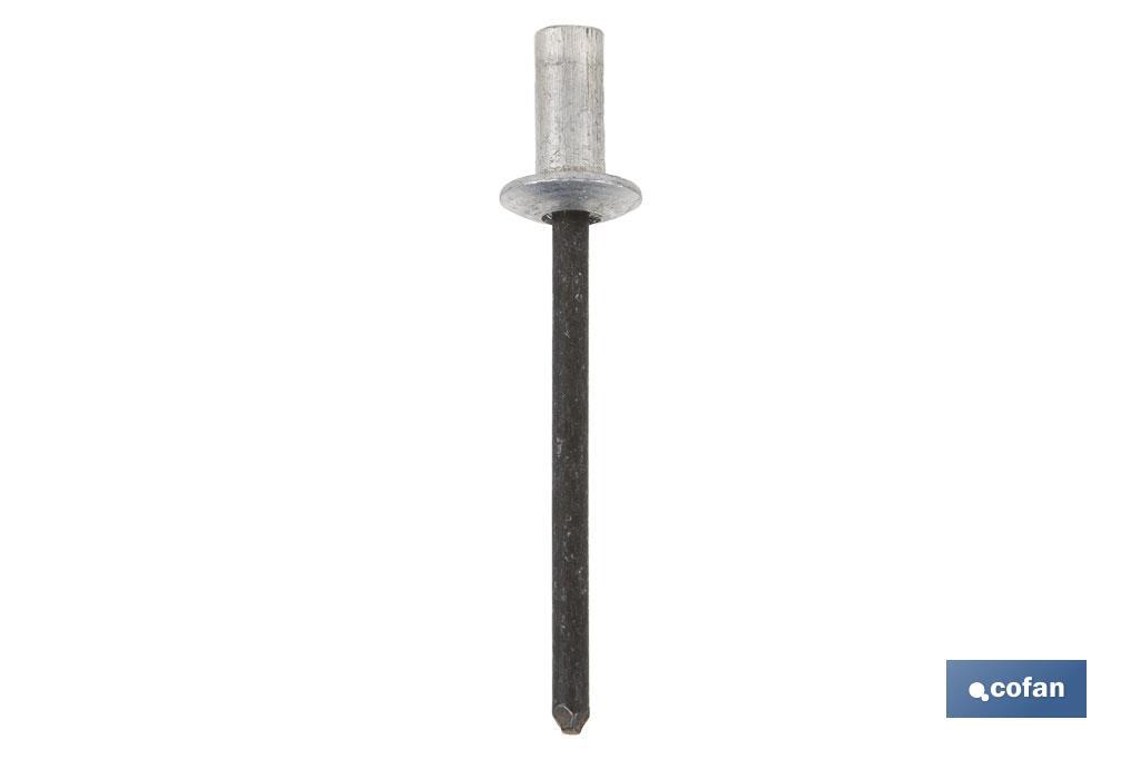 REMACHE ALUMINIO ESTANCO 4 X 8 MM