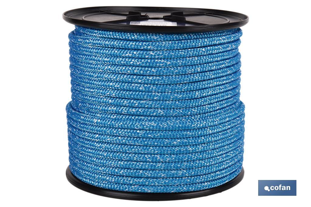 CARRETE DRIZA NÁUTICA 8 MM 200 M AZUL (PACK: 1 UDS)