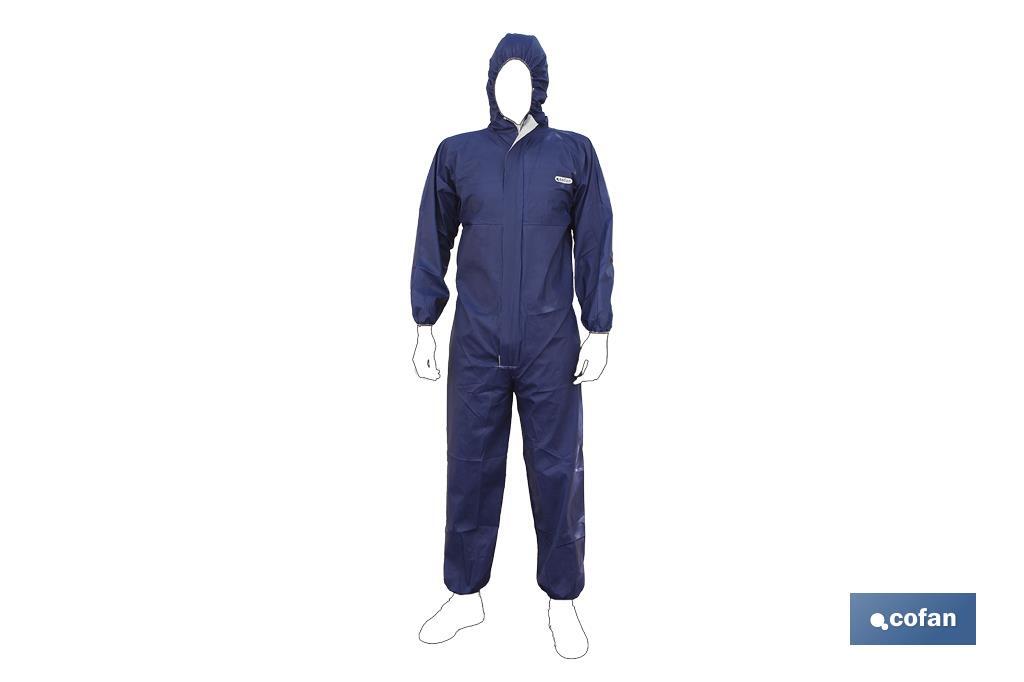 BUZO CON CAPUCHA TIPO 4, 5 Y 6 AZUL TALLA XXL (PACK: 1 UDS)