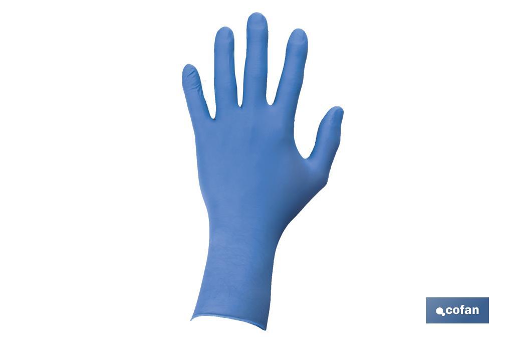 CAJA 100UDS. GUANTES DE NITRILO AZUL CLASE CTALLAXL (PACK: 1 UDS)