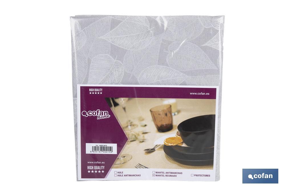 MANTEL ANTIMANCHAS RESINADO FICUS   1,40 X 3,00M