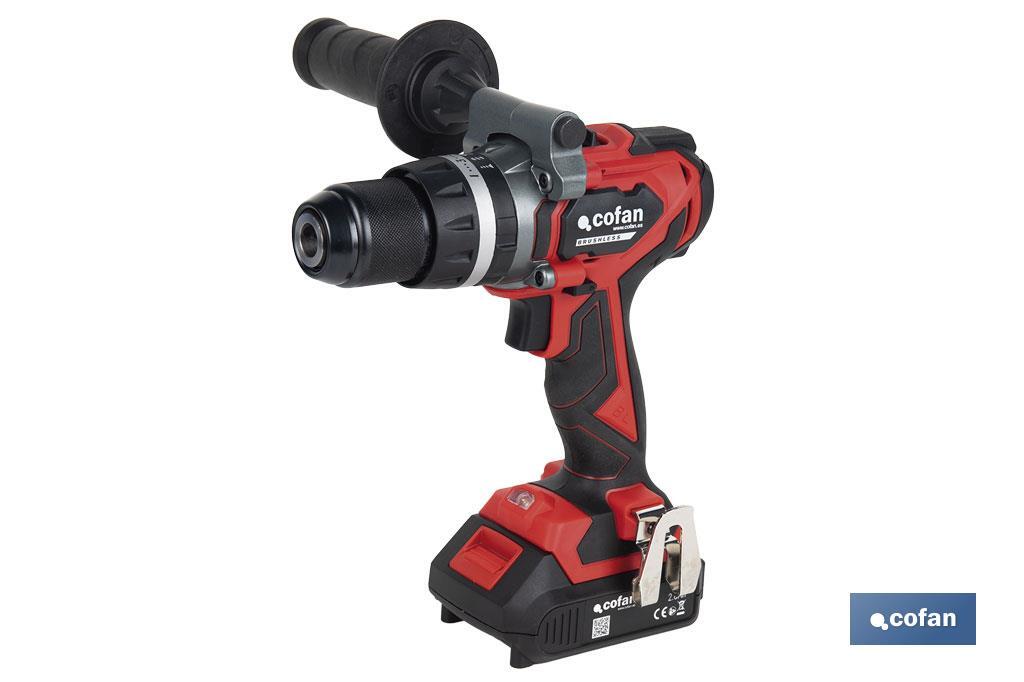 TALADRO PERCUTOR A BATERÍA Li-ion 20 V 2000 RPM 80 Nm