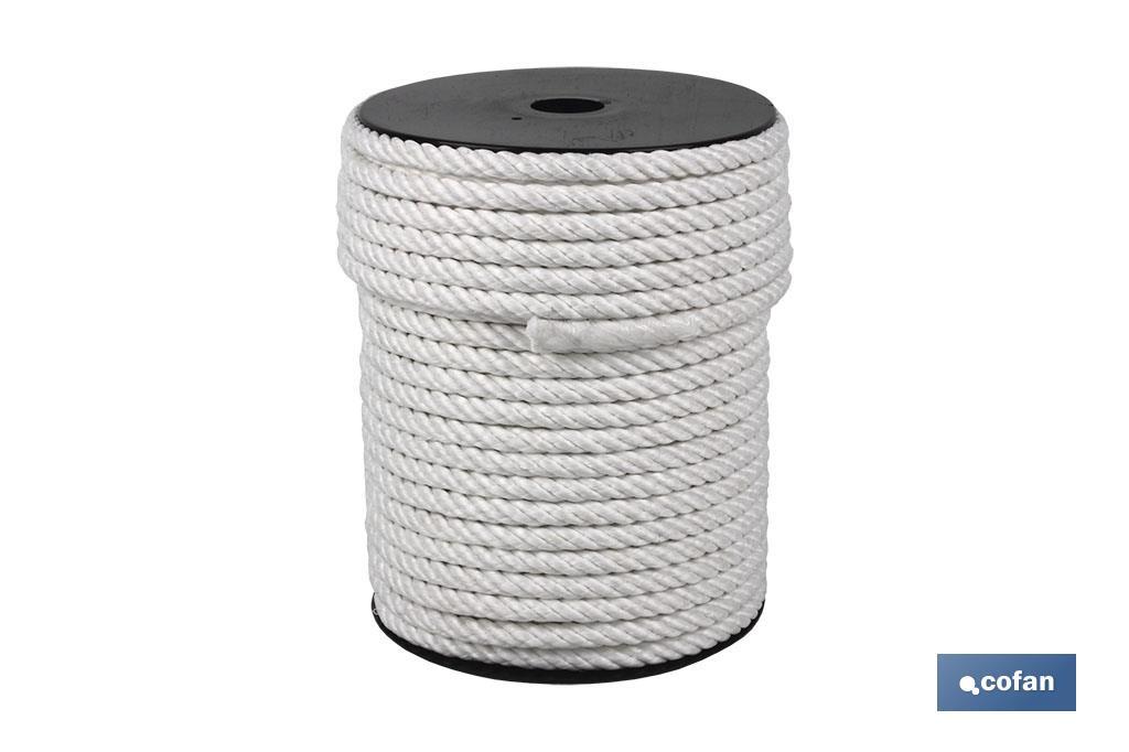 CUERDA NYLON MATE (4/Cabos) 20MM 15 M (PACK: 1 UDS)