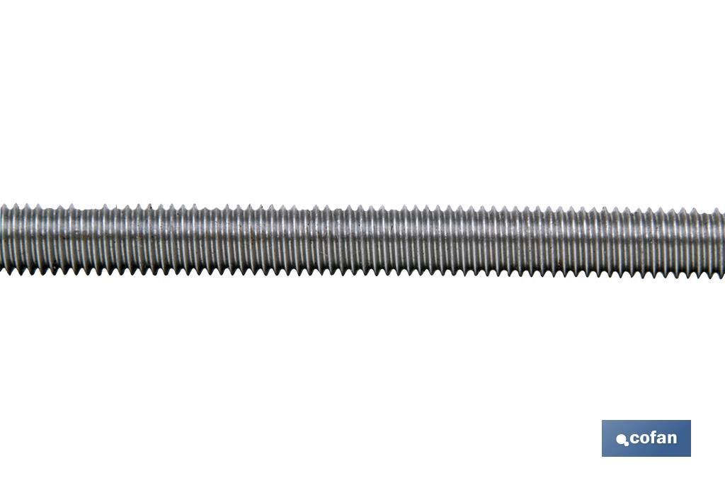 DIN-975 C-4.8 WHITWORTH 1 1/2 Z IZQUIERDAS (PACK: 1 UDS) DIN-975 C-4.8 WHITWORTH 1 1/2 Z IZQUIERDAS (PACK: 1 UDS)