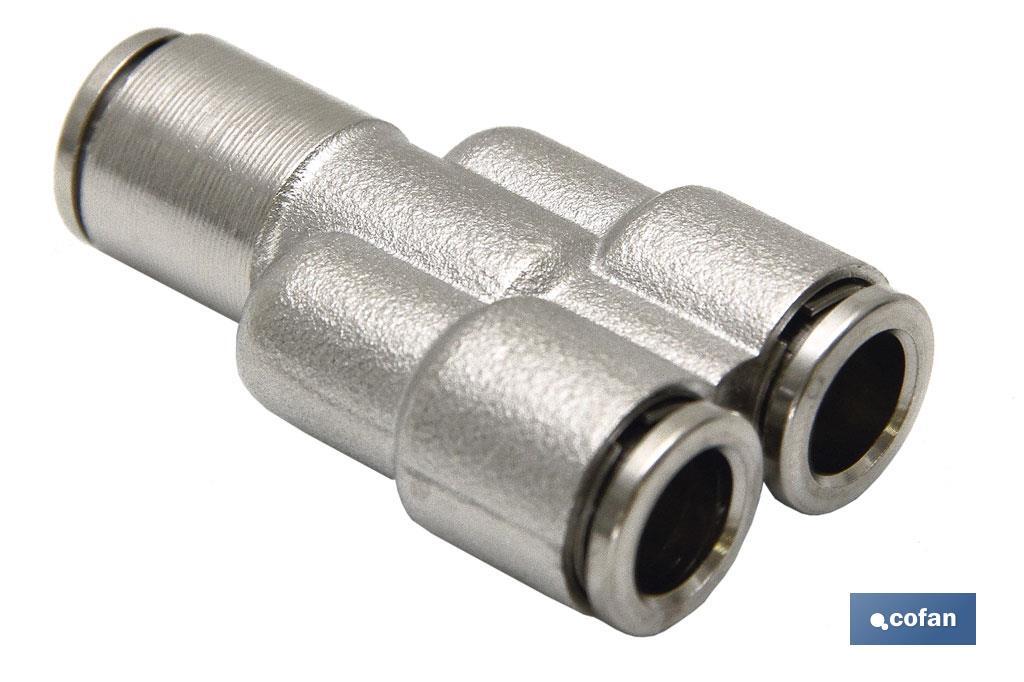 UNIÓN EN Y TUBO-TUBO LATÓN NIQ. M-10 (PACK: 1 UDS) UNIÓN EN Y TUBO-TUBO LATÓN NIQ. M-10 (PACK: 1 UDS)
