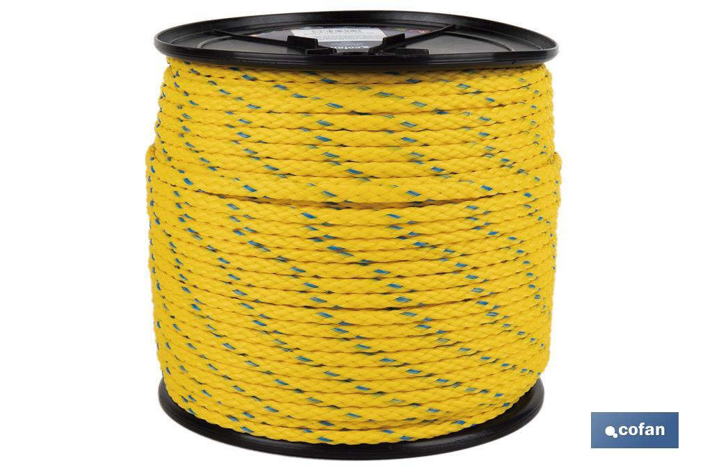 CARRETE CUERDA NÁUTICA MULTIUSOS 6 MM 200 M AMARILLO/AZUL (PACK: 1 UDS) CARRETE CUERDA NÁUTICA MULTIUSOS 6 MM 200 M AMARILLO/AZUL (PACK: 1 UDS)