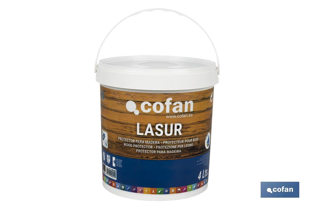 LASUR PROTECTOR AL AGUA PARA MADERA MATE NOGAL 4 L (PACK: 1 UDS) LASUR PROTECTOR AL AGUA PARA MADERA MATE NOGAL 4 L (PACK: 1 UDS)