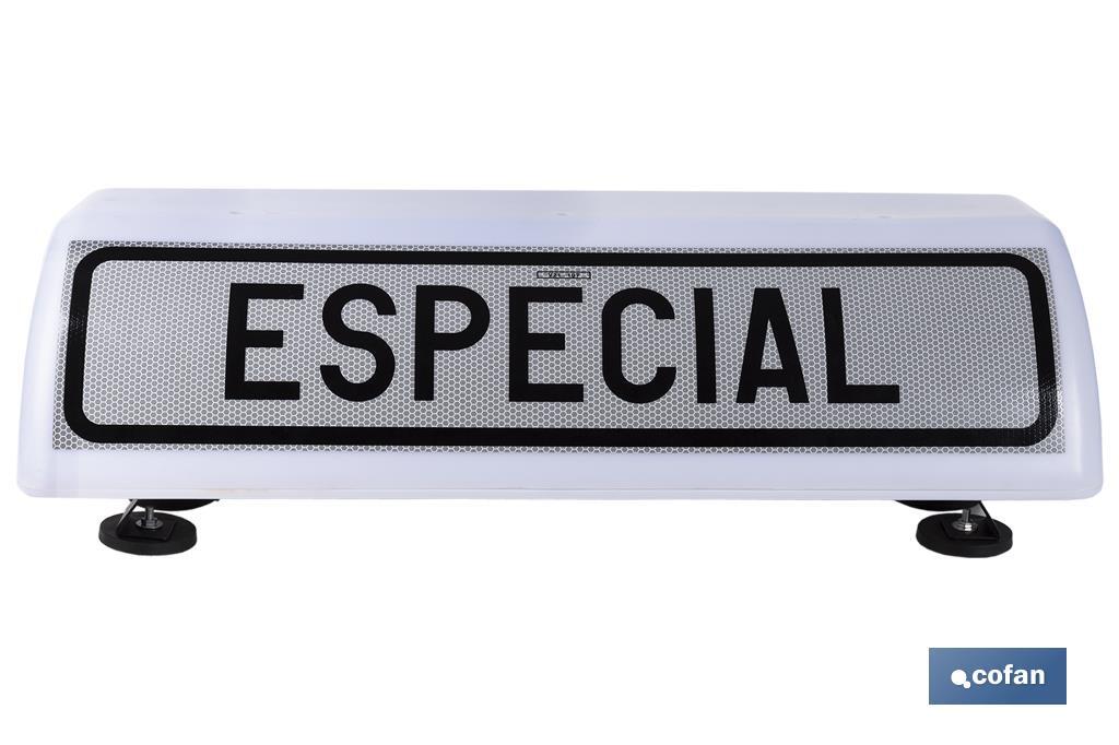 CARTEL AVISADOR ACOMP. VEH. - ESPECIAL V-21 (PACK: 1 UDS) CARTEL AVISADOR ACOMP. VEH. - ESPECIAL V-21 (PACK: 1 UDS)