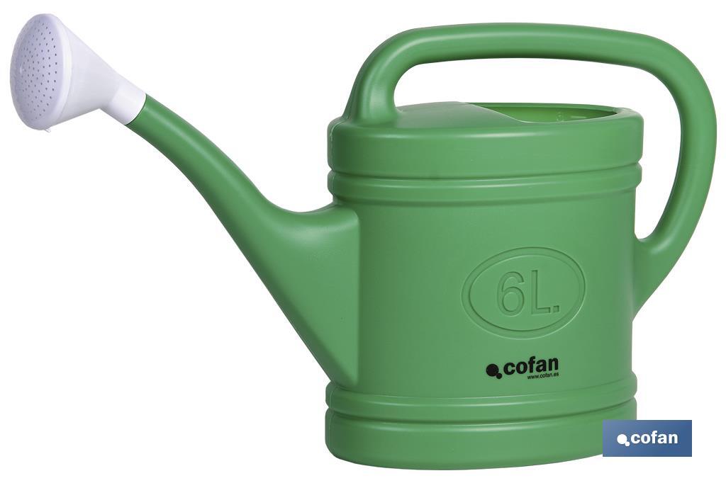 REGADERA VERDE 6 LITROS 53X15X32cm (PACK: 1 UDS) REGADERA VERDE 6 LITROS 53X15X32cm (PACK: 1 UDS)
