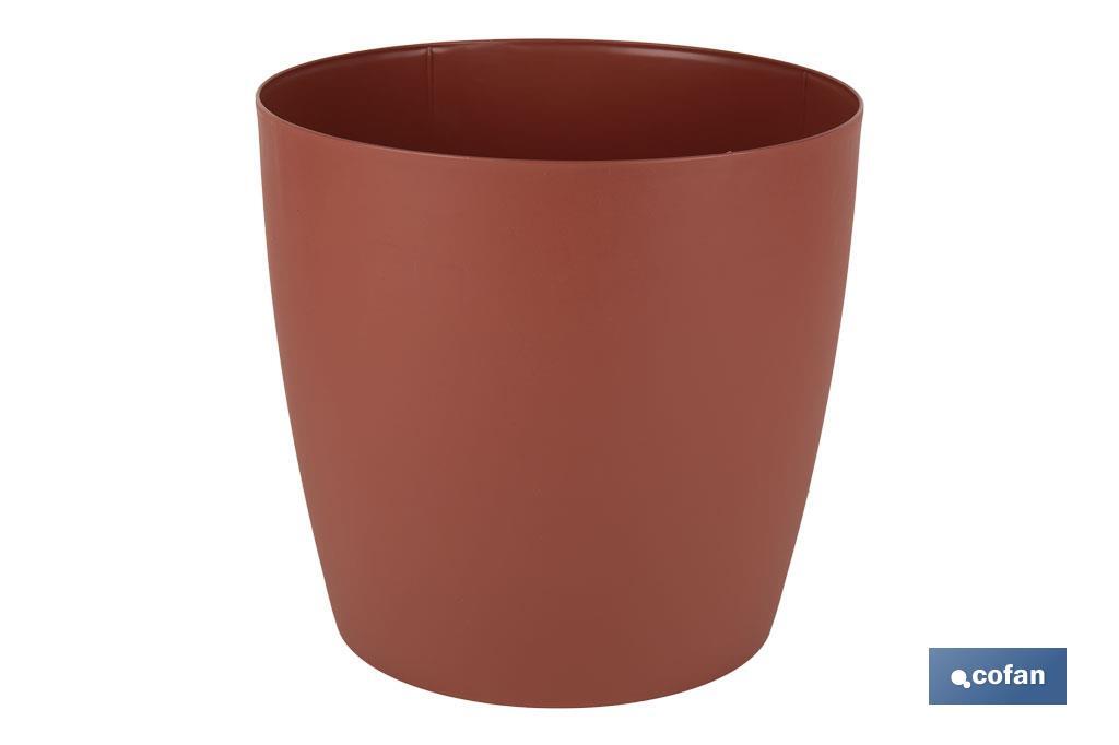 MACETA CAMELIA DE COLOR ARCILLA 18 X 17,8 CM venta unitaria (PACK: 1 UDS) MACETA CAMELIA DE COLOR ARCILLA 18 X 17,8 CM venta unitaria (PACK: 1 UDS)