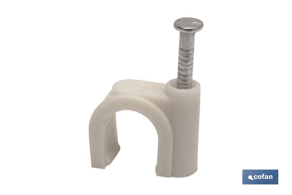 BLÍSTER DE 4 UDS. GRAPA DE PLÁSTICO REDONDA 12MM VENTA UNITARIA (PACK: 1 UDS) BLÍSTER DE 4 UDS. GRAPA DE PLÁSTICO REDONDA 12MM VENTA UNITARIA (PACK: 1 UDS)