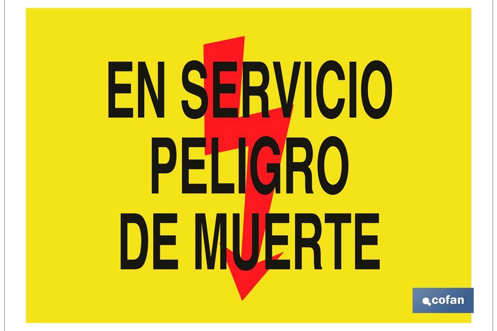 En servicio peligro de muerte